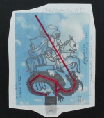 projektskizze V, 29,7 x 21 cm, stifte auf papier, 2010