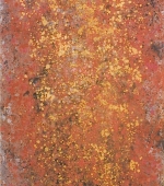 rot-gold, 200 x 80 x 4,5 cm, mischtechnik auf molino, 2009