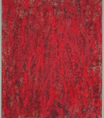 rot-schwarzer farbraum, 130 x 110 x 5 cm, mischtechnik auf molino, 2012