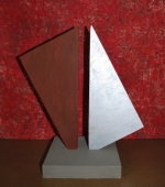 modell, sperrholz, beton, rost, lack, 25 cm, 1995
