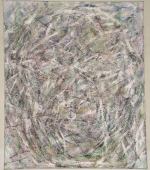 hellgrüner kopf, 130 x 110 cm, acryl auf leinwand, 2010