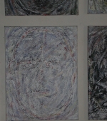kopf 4/6, 40 x 30 cm, acryl auf leinwand, 2009