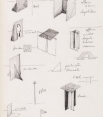 projektskizze I, 29,7 x 21 cm, tusche auf papier, 1994