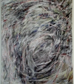 sebastian I, 130 x 110 cm, dispersion und pigmente auf leinwand, 1991