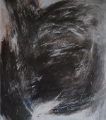 teuflische bilder IV, 130 x 110 cm, acryl und graphit auf leinwand, 1984