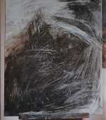 teuflische bilder V, 130 x 110 cm, acryl und graphit auf leinwand, 1984