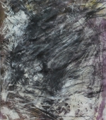 teuflische bilder VII, 40 x 30 cm, acryl und graphit auf papier, 1985