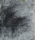 teuflische bilder VIII, 60 x 40 cm, acryl und graphit auf papier, 1985