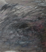 seelenvogel, 29 x 39 cm, graphit und gouache auf papier, 1984